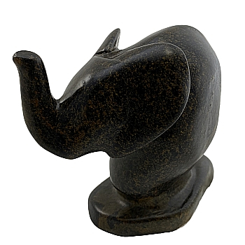 Shona Skulptur "Elefant" aus Serpentin